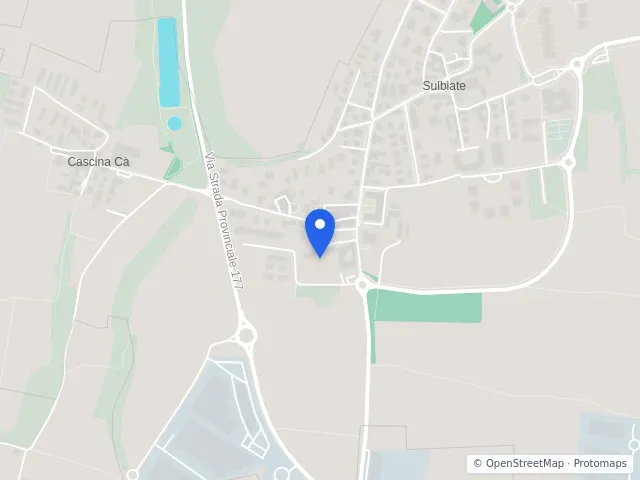 Mappa di Sulbiate, Monza e della Brianza