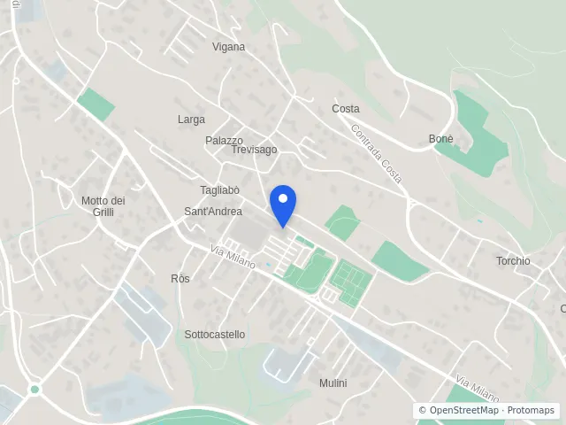Mappa di Cocquio-Trevisago, Varese