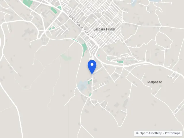 Mappa di Lercara Friddi, Palermo