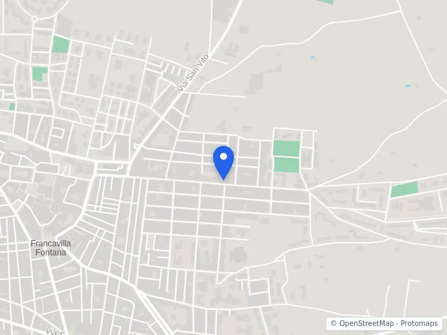 Mappa di Francavilla Fontana, Brindisi