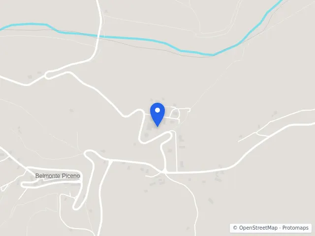Mappa di Belmonte Piceno, Fermo