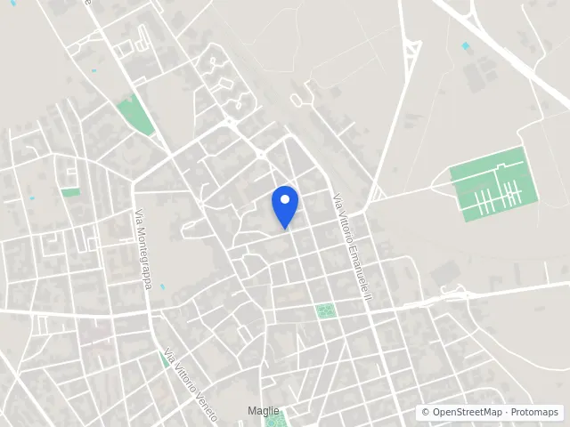 Mappa di Maglie, Lecce