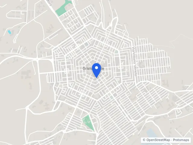 Mappa di Grammichele, Catania