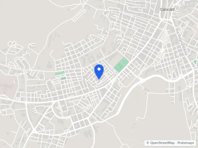 Mappa di Canicattì, Agrigento