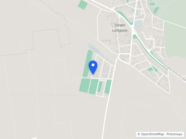 Mappa di Turano Lodigiano, Lodi