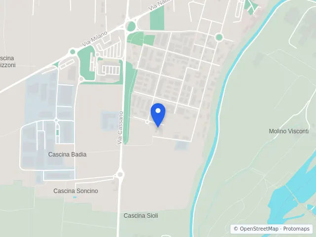 Mappa di Vaprio d'Adda, Milano