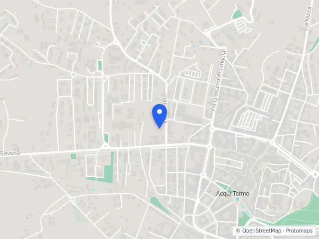 Mappa di Acqui Terme, Alessandria