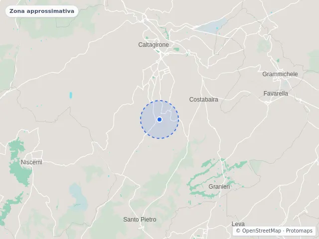Mappa di Caltagirone, Catania