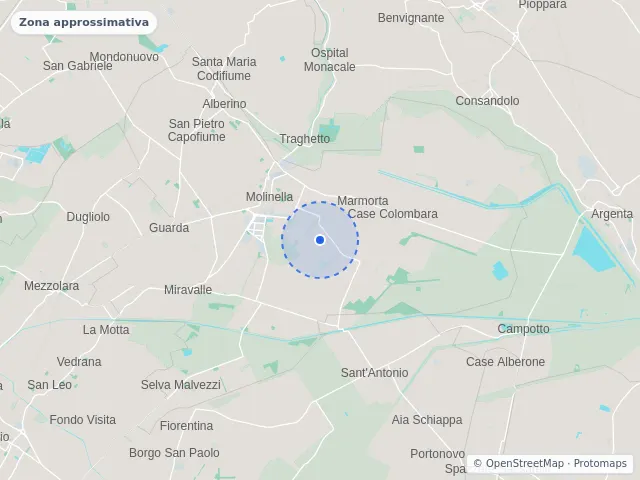 Mappa di Molinella, Bologna