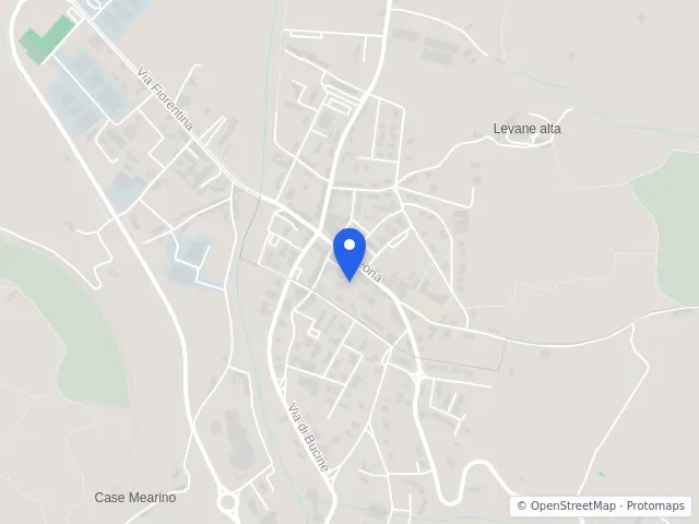 Mappa di Montevarchi, Arezzo