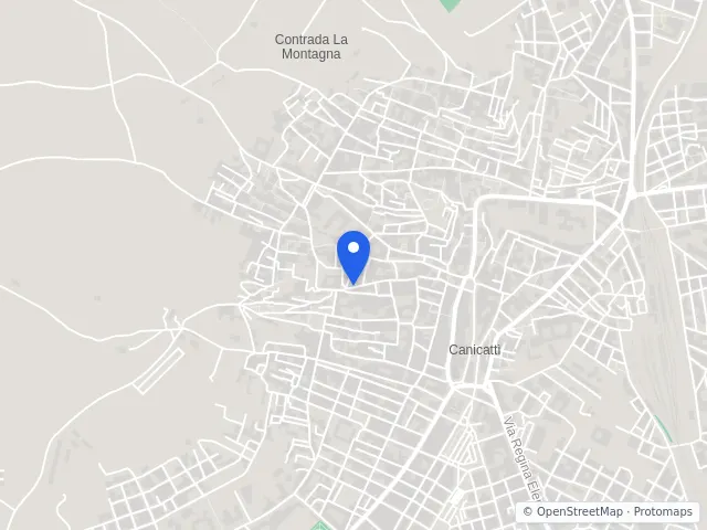Mappa di Canicattì, Agrigento