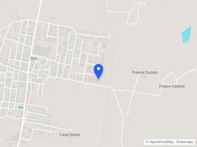 Mappa di Bibbiena, Arezzo