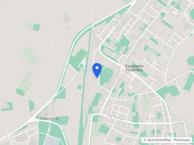 Mappa di Castelvetro Piacentino, Piacenza
