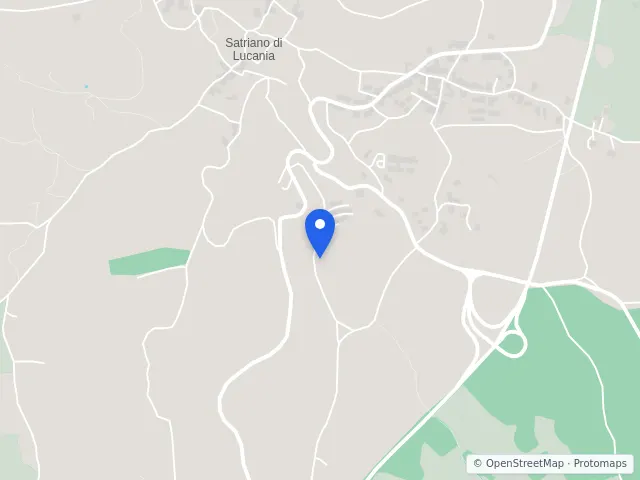 Mappa di Satriano di Lucania, Potenza