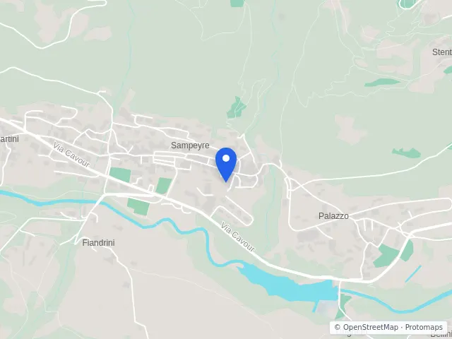 Mappa di Sampeyre, Cuneo