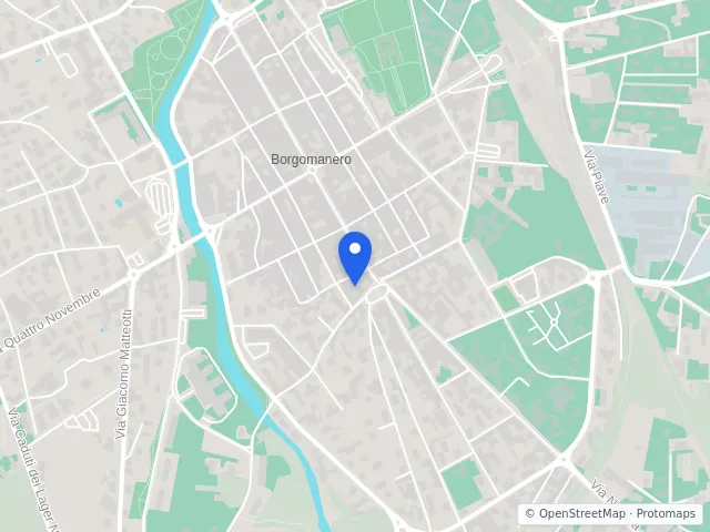 Mappa di Borgomanero, Novara