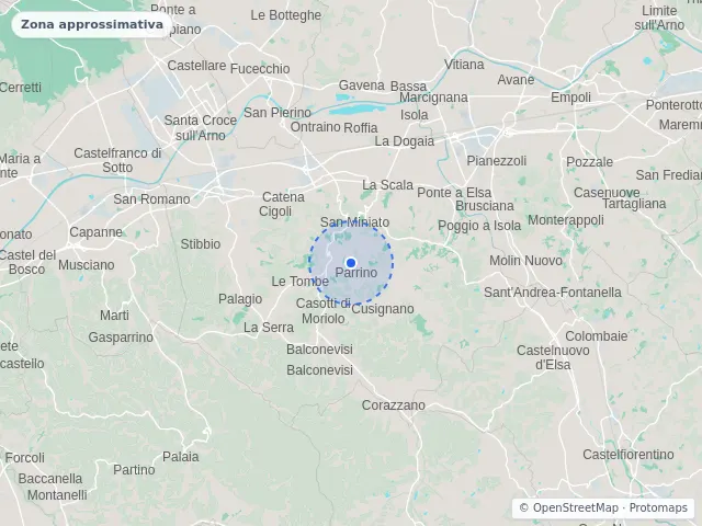 Mappa di San Miniato, Pisa