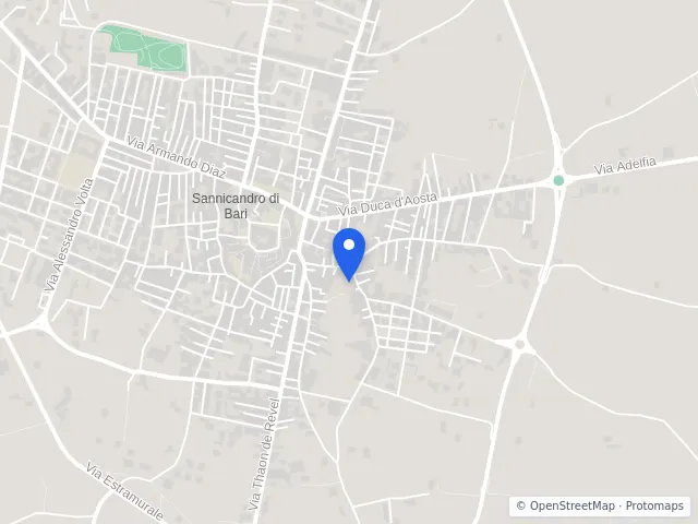 Mappa di Sannicandro di Bari, Bari