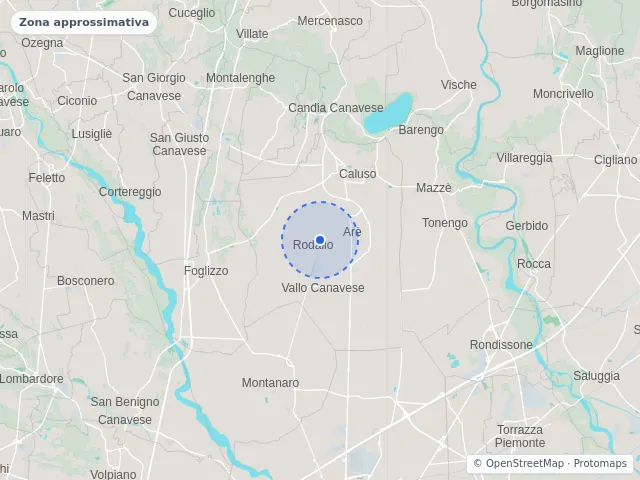 Mappa di Caluso, Torino