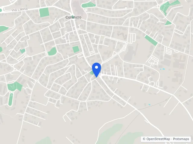 Mappa di Colleferro, Roma