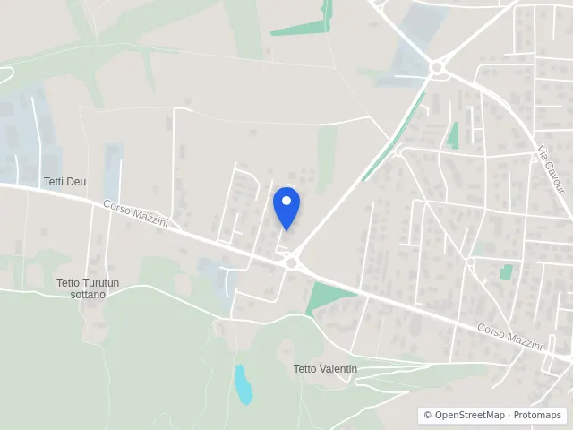 Mappa di Borgo San Dalmazzo, Cuneo