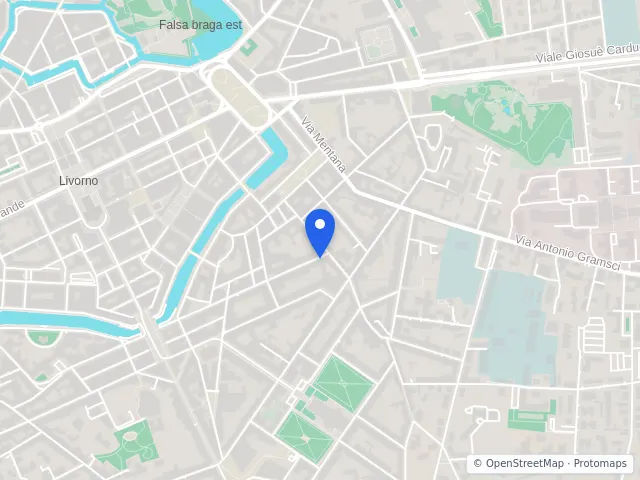 Mappa di Livorno
