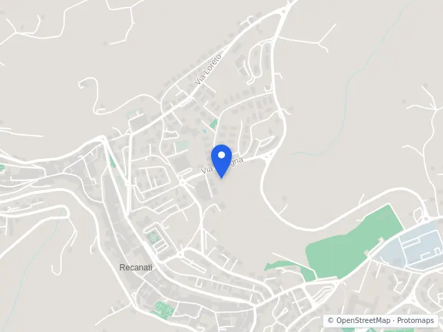 Mappa di Recanati, Macerata