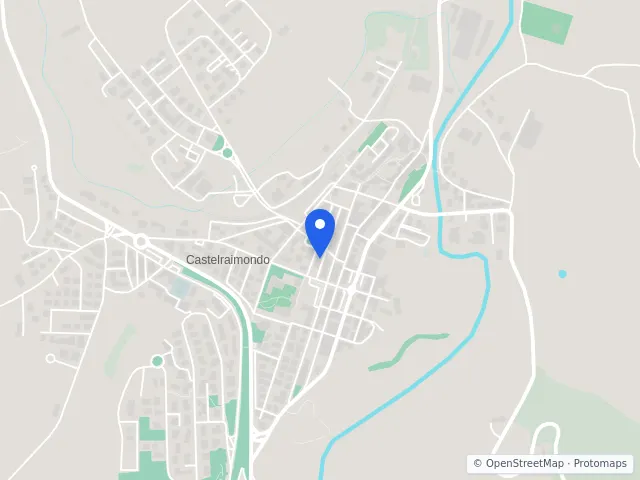 Mappa di Castelraimondo, Macerata