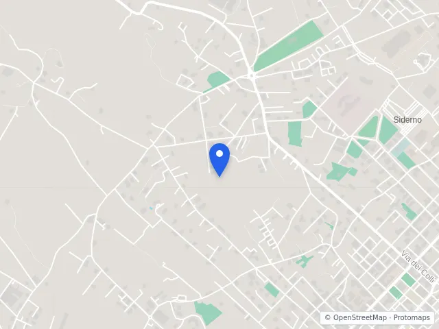 Mappa di Siderno, Reggio di Calabria