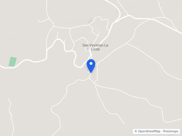 Mappa di San Vincenzo La Costa, Cosenza