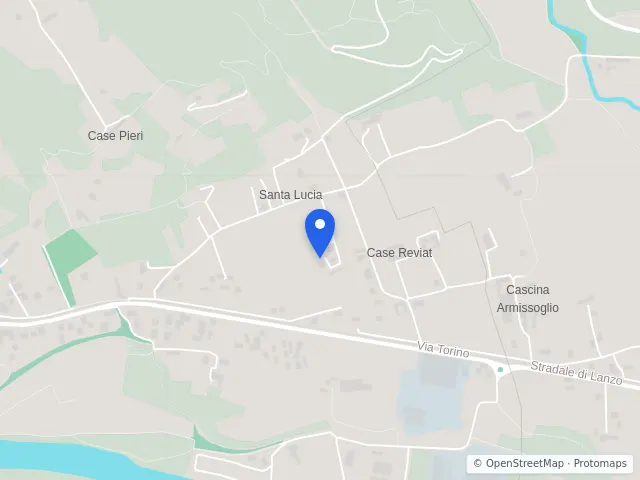 Mappa di Lanzo Torinese, Torino