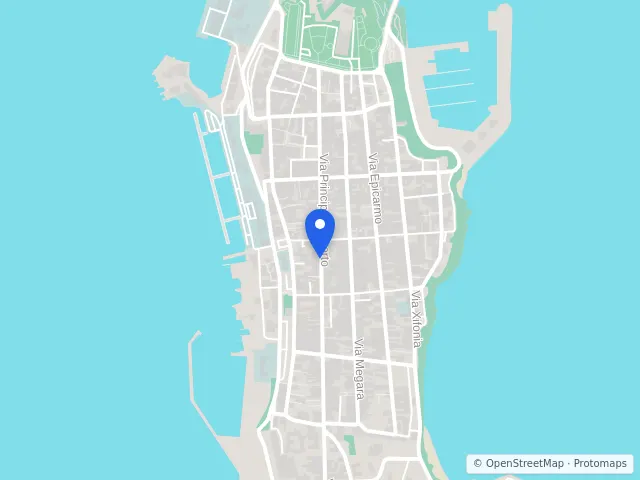 Mappa di Augusta, Siracusa