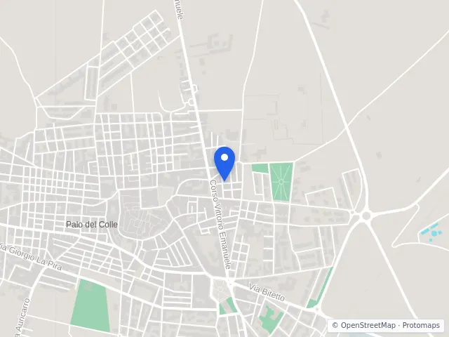 Mappa di Palo del Colle, Bari