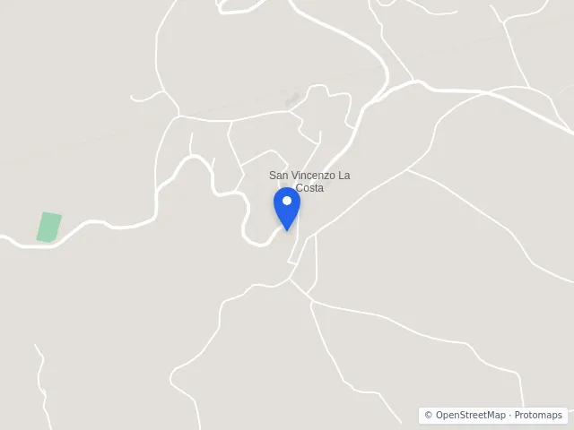 Mappa di San Vincenzo La Costa, Cosenza