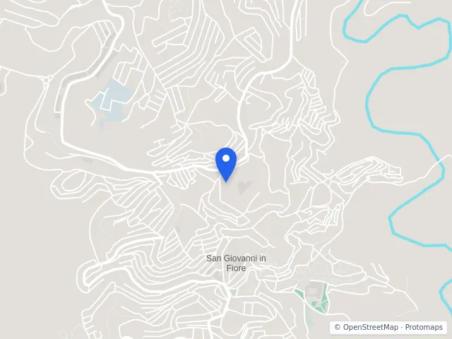 Mappa di San Giovanni in Fiore, Cosenza