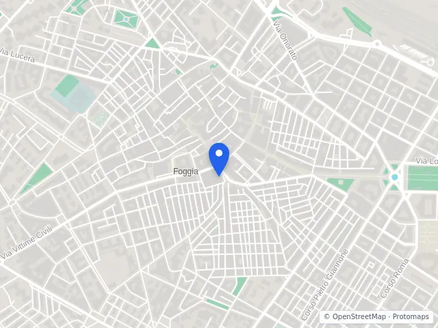 Mappa di Foggia