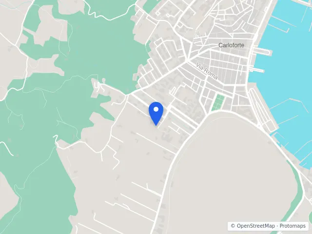 Mappa di Carloforte, Sud Sardegna