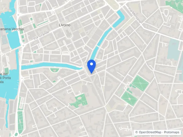 Mappa di Livorno