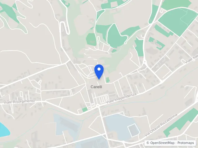 Mappa di Canelli, Asti
