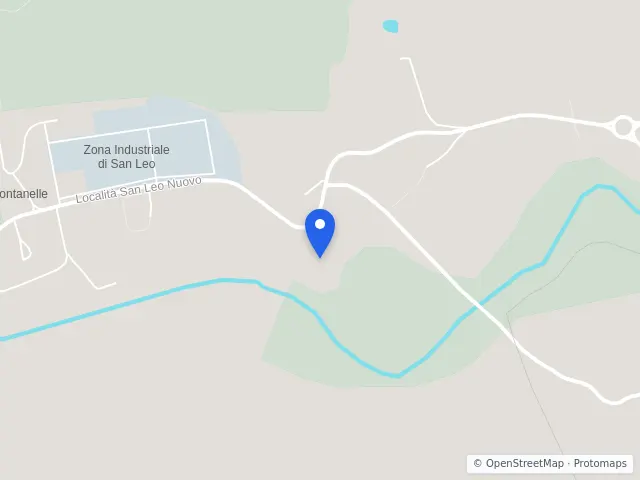 Mappa di Sassocorvaro Auditore, Pesaro e Urbino