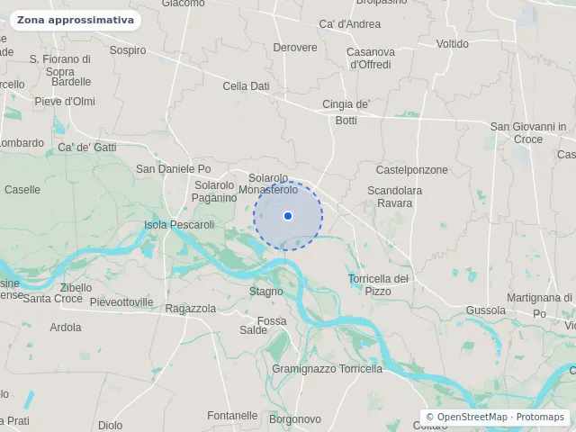 Mappa di Motta Baluffi, Cremona