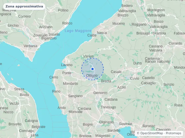 Mappa di Cittiglio, Varese