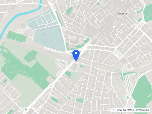 Mappa di Pesaro, Pesaro e Urbino
