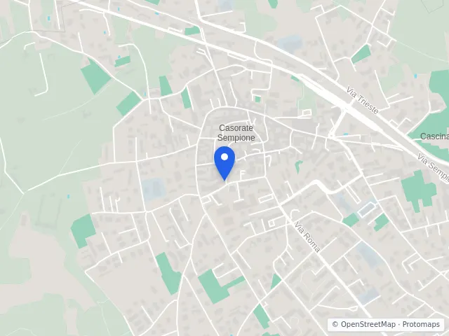 Mappa di Casorate Sempione, Varese