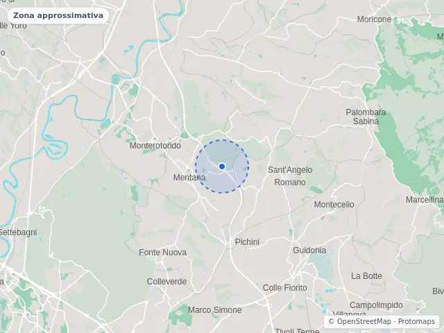 Mappa di Mentana, Roma