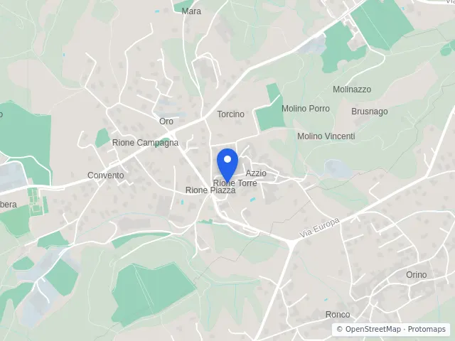 Mappa di Azzio, Varese