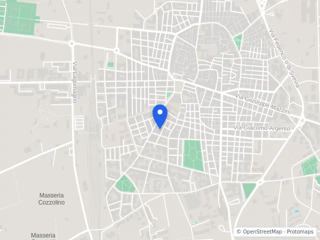 Mappa di Gioia del Colle, Bari