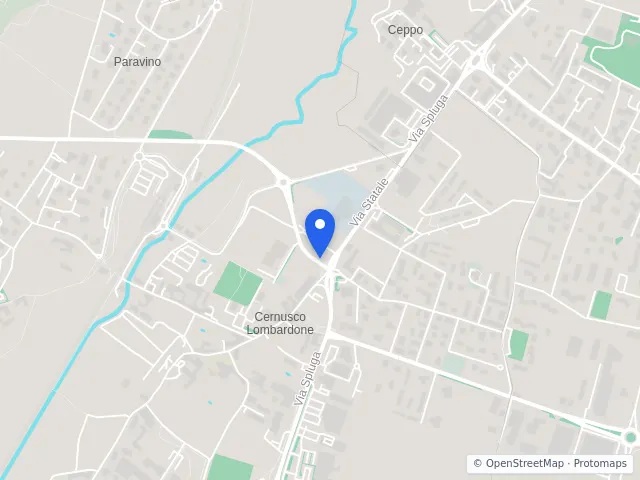 Mappa di Cernusco Lombardone, Lecco