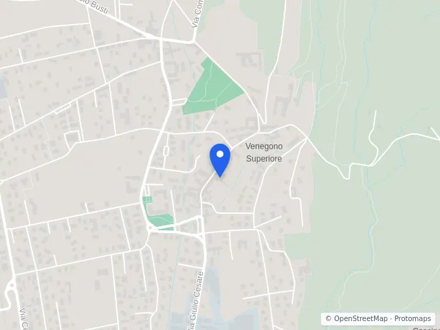 Mappa di Venegono Superiore, Varese