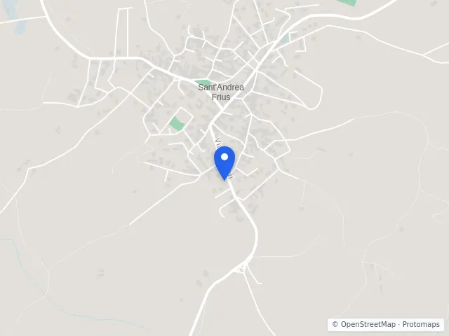 Mappa di Sant'Andrea Frius, Sud Sardegna